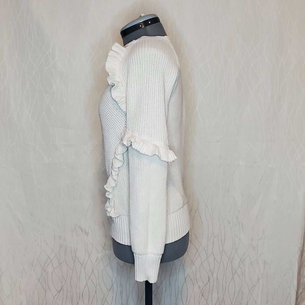 Highline Collective Knit Ruffle Sweater size small - Picture 5 of 6